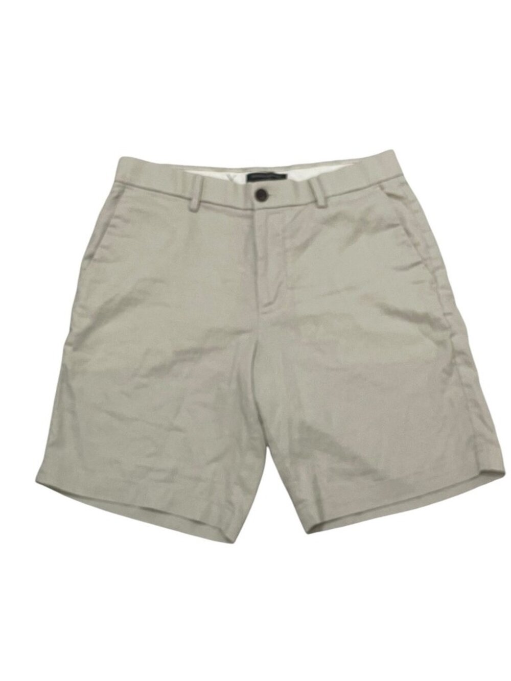 Banana Republic Mens Linen Blend 9" Shorts Beige Tan Sz 30